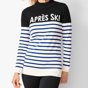 Talbots apres ski sweater xs